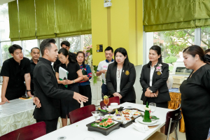 มรภ.เทพสตรี ร่วมประชุมหารือกับ ผวจ.ลพบุรี เตรียมความพร้อมการจัดโต๊ะเสวย และออกแบบรายการอาหาร รับเสด็จ สมเด็จพระกนิษฐาธิราชเจ้า กรมสมเด็จพระเทพรัตนราชสุดาฯ สยามบรมราชกุมารี