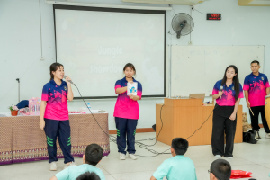 ศูนย์ภาษา จัดโครงการค่ายพัฒนาทักษะภาษาอังกฤษ เสริมสร้างสมรรถนะการสื่อสารแก่เยาวชนโรงเรียนอนุบาลเทศบาลตำบลเขาพระงาม