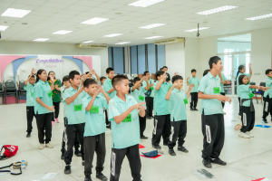 ศูนย์ภาษา จัดโครงการค่ายพัฒนาทักษะภาษาอังกฤษ เสริมสร้างสมรรถนะการสื่อสารแก่เยาวชนโรงเรียนอนุบาลเทศบาลตำบลเขาพระงาม