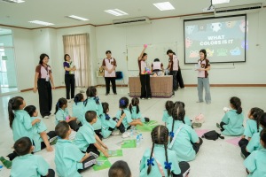 ศูนย์ภาษา จัดโครงการค่ายพัฒนาทักษะภาษาอังกฤษ เสริมสร้างสมรรถนะการสื่อสารแก่เยาวชนโรงเรียนอนุบาลเทศบาลตำบลเขาพระงาม