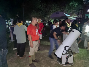 ศูนย์วิทยาศาสตร์ มรภ.เทพสตรี รุกบริการวิชาการ จัดค่ายดาราศาสตร์สร้างแรงบันดาลใจแก่เยาวชน รร.นครนนท์วิทยา 2 วัดทินกรนิมิต