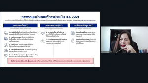 มรภ.เทพสตรี รุกสร้างธรรมาภิบาล จัดอบรมออนไลน์ขับเคลื่อนการประเมิน ITA ประจำปีงบประมาณ พ.ศ. 2569 มุ่งยกระดับความโปร่งใสในองค์กร