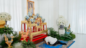 มรภ.เทพสตรี ร่วมพิธีสวดพระพุทธมนต์และเจริญจิตภาวนา อุทิศถวายพระราชกุศลแด่ สมเด็จพระนางเจ้าสิริกิติ์ พระบรมราชินีนาถ พระบรมราชชนนีพันปีหลวง ประจำเดือนมีนาคม พ.ศ. 2569