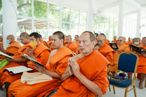 มรภ.เทพสตรี ร่วมพิธีสวดพระพุทธมนต์และเจริญจิตภาวนา อุทิศถวายพระราชกุศลแด่ สมเด็จพระนางเจ้าสิริกิติ์ พระบรมราชินีนาถ พระบรมราชชนนีพันปีหลวง ประจำเดือนมีนาคม พ.ศ. 2569