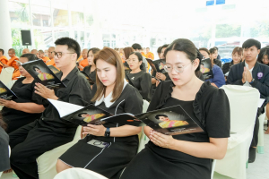 มรภ.เทพสตรี ร่วมพิธีสวดพระพุทธมนต์และเจริญจิตภาวนา อุทิศถวายพระราชกุศลแด่ สมเด็จพระนางเจ้าสิริกิติ์ พระบรมราชินีนาถ พระบรมราชชนนีพันปีหลวง ประจำเดือนมีนาคม พ.ศ. 2569