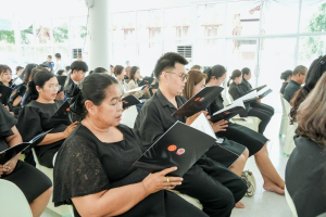 มรภ.เทพสตรี ร่วมพิธีสวดพระพุทธมนต์และเจริญจิตภาวนา อุทิศถวายพระราชกุศลแด่ สมเด็จพระนางเจ้าสิริกิติ์ พระบรมราชินีนาถ พระบรมราชชนนีพันปีหลวง ประจำเดือนมีนาคม พ.ศ. 2569