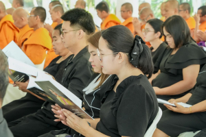 มรภ.เทพสตรี ร่วมพิธีสวดพระพุทธมนต์และเจริญจิตภาวนา อุทิศถวายพระราชกุศลแด่ สมเด็จพระนางเจ้าสิริกิติ์ พระบรมราชินีนาถ พระบรมราชชนนีพันปีหลวง ประจำเดือนมีนาคม พ.ศ. 2569