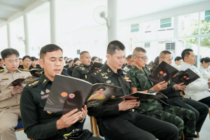 มรภ.เทพสตรี ร่วมพิธีสวดพระพุทธมนต์และเจริญจิตภาวนา อุทิศถวายพระราชกุศลแด่ สมเด็จพระนางเจ้าสิริกิติ์ พระบรมราชินีนาถ พระบรมราชชนนีพันปีหลวง ประจำเดือนมีนาคม พ.ศ. 2569