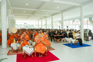 มรภ.เทพสตรี ร่วมพิธีสวดพระพุทธมนต์และเจริญจิตภาวนา อุทิศถวายพระราชกุศลแด่ สมเด็จพระนางเจ้าสิริกิติ์ พระบรมราชินีนาถ พระบรมราชชนนีพันปีหลวง ประจำเดือนมีนาคม พ.ศ. 2569