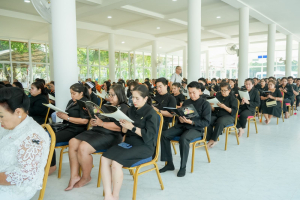 มรภ.เทพสตรี ร่วมพิธีสวดพระพุทธมนต์และเจริญจิตภาวนา อุทิศถวายพระราชกุศลแด่ สมเด็จพระนางเจ้าสิริกิติ์ พระบรมราชินีนาถ พระบรมราชชนนีพันปีหลวง ประจำเดือนมีนาคม พ.ศ. 2569