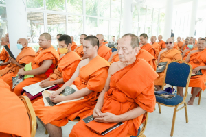 มรภ.เทพสตรี ร่วมพิธีสวดพระพุทธมนต์และเจริญจิตภาวนา อุทิศถวายพระราชกุศลแด่ สมเด็จพระนางเจ้าสิริกิติ์ พระบรมราชินีนาถ พระบรมราชชนนีพันปีหลวง ประจำเดือนมีนาคม พ.ศ. 2569