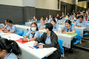 คณะเทคโนโลยีสารสนเทศ เปิดโครงการ เสริมเกราะดิจิทัล ป้องกันภัยออนไลน์ มุ่งสร้างทักษะความปลอดภัยทางเทคโนโลยีแก่เครือข่าย อสม.