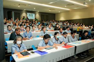 คณะเทคโนโลยีสารสนเทศ เปิดโครงการ เสริมเกราะดิจิทัล ป้องกันภัยออนไลน์ มุ่งสร้างทักษะความปลอดภัยทางเทคโนโลยีแก่เครือข่าย อสม.