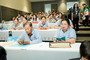 คณะเทคโนโลยีสารสนเทศ เปิดโครงการ เสริมเกราะดิจิทัล ป้องกันภัยออนไลน์ มุ่งสร้างทักษะความปลอดภัยทางเทคโนโลยีแก่เครือข่าย อสม.