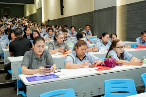 คณะเทคโนโลยีสารสนเทศ เปิดโครงการ เสริมเกราะดิจิทัล ป้องกันภัยออนไลน์ มุ่งสร้างทักษะความปลอดภัยทางเทคโนโลยีแก่เครือข่าย อสม.