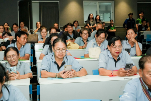 คณะเทคโนโลยีสารสนเทศ เปิดโครงการ เสริมเกราะดิจิทัล ป้องกันภัยออนไลน์ มุ่งสร้างทักษะความปลอดภัยทางเทคโนโลยีแก่เครือข่าย อสม.