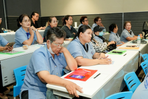 คณะเทคโนโลยีสารสนเทศ เปิดโครงการ เสริมเกราะดิจิทัล ป้องกันภัยออนไลน์ มุ่งสร้างทักษะความปลอดภัยทางเทคโนโลยีแก่เครือข่าย อสม.