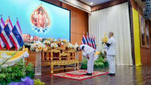 มรภ.เทพสตรี ร่วมพิธีวันที่ระลึกพระบาทสมเด็จพระนั่งเกล้าเจ้าอยู่หัว พระมหาเจษฎาราชเจ้า