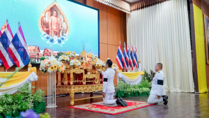 มรภ.เทพสตรี ร่วมพิธีวันที่ระลึกพระบาทสมเด็จพระนั่งเกล้าเจ้าอยู่หัว พระมหาเจษฎาราชเจ้า