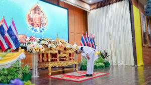 มรภ.เทพสตรี ร่วมพิธีวันที่ระลึกพระบาทสมเด็จพระนั่งเกล้าเจ้าอยู่หัว พระมหาเจษฎาราชเจ้า