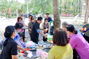 คณะมนุษยศาสตร์ฯ จัดอบรมการสร้างสรรค์ผ้าบาติกและผ้ามัดย้อม เสริมสร้างสุขภาวะและศักยภาพผู้สูงอายุอย่างยั่งยืน