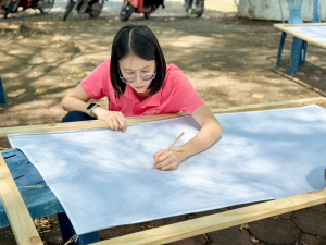 คณะมนุษยศาสตร์ฯ จัดอบรมการสร้างสรรค์ผ้าบาติกและผ้ามัดย้อม เสริมสร้างสุขภาวะและศักยภาพผู้สูงอายุอย่างยั่งยืน