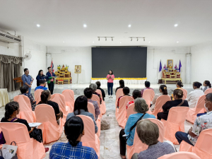 คณะมนุษยศาสตร์ฯ จัดอบรมการสร้างสรรค์ผ้าบาติกและผ้ามัดย้อม เสริมสร้างสุขภาวะและศักยภาพผู้สูงอายุอย่างยั่งยืน