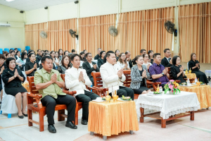 มรภ.เทพสตรี ร่วมพิธีบำเพ็ญกุศล เนื่องในโอกาสวันคล้ายวันสถาปนากระทรวงศึกษาธิการ ครบรอบ 134 ปี