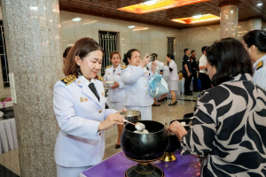 มรภ.เทพสตรี ร่วมพิธีเนื่องในวันคล้ายวันพระราชสมภพ สมเด็จพระกนิษฐาธิราชเจ้า กรมสมเด็จพระเทพรัตนราชสุดาฯ สยามบรมราชกุมารี