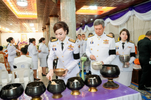 มรภ.เทพสตรี ร่วมพิธีเนื่องในวันคล้ายวันพระราชสมภพ สมเด็จพระกนิษฐาธิราชเจ้า กรมสมเด็จพระเทพรัตนราชสุดาฯ สยามบรมราชกุมารี