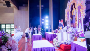 มรภ.เทพสตรี ร่วมพิธีเนื่องในวันคล้ายวันพระราชสมภพ สมเด็จพระกนิษฐาธิราชเจ้า กรมสมเด็จพระเทพรัตนราชสุดาฯ สยามบรมราชกุมารี