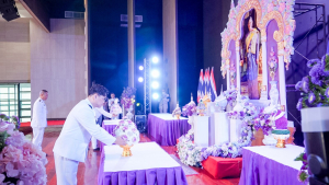 มรภ.เทพสตรี ร่วมพิธีเนื่องในวันคล้ายวันพระราชสมภพ สมเด็จพระกนิษฐาธิราชเจ้า กรมสมเด็จพระเทพรัตนราชสุดาฯ สยามบรมราชกุมารี