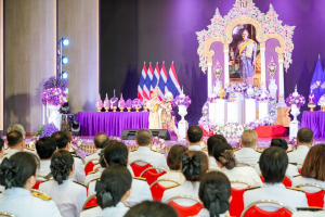 มรภ.เทพสตรี ร่วมพิธีเนื่องในวันคล้ายวันพระราชสมภพ สมเด็จพระกนิษฐาธิราชเจ้า กรมสมเด็จพระเทพรัตนราชสุดาฯ สยามบรมราชกุมารี