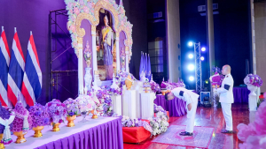 มรภ.เทพสตรี ร่วมพิธีเนื่องในวันคล้ายวันพระราชสมภพ สมเด็จพระกนิษฐาธิราชเจ้า กรมสมเด็จพระเทพรัตนราชสุดาฯ สยามบรมราชกุมารี