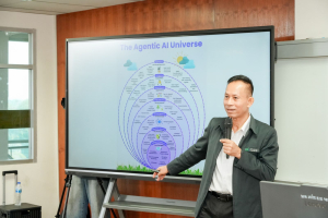 คณะเทคโนโลยีสารสนเทศ จัดอบรม AI ช่วยครู เสริมทักษะการสร้างสื่อและบริหารห้องเรียนยุคดิจิทัลแก่บุคลากรทางการศึกษาในจังหวัดลพบุรี