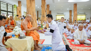 มรภ.เทพสตรี ร่วมพิธีบรรพชาอุปสมบทภาคฤดูร้อน เฉลิมพระเกียรติ สมเด็จพระกนิษฐาธิราชเจ้า กรมสมเด็จพระเทพรัตนราชสุดาฯ สยามบรมราชกุมารี