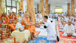 มรภ.เทพสตรี ร่วมพิธีบรรพชาอุปสมบทภาคฤดูร้อน เฉลิมพระเกียรติ สมเด็จพระกนิษฐาธิราชเจ้า กรมสมเด็จพระเทพรัตนราชสุดาฯ สยามบรมราชกุมารี