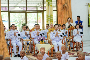 มรภ.เทพสตรี ร่วมพิธีบรรพชาอุปสมบทภาคฤดูร้อน เฉลิมพระเกียรติ สมเด็จพระกนิษฐาธิราชเจ้า กรมสมเด็จพระเทพรัตนราชสุดาฯ สยามบรมราชกุมารี