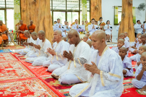 มรภ.เทพสตรี ร่วมพิธีบรรพชาอุปสมบทภาคฤดูร้อน เฉลิมพระเกียรติ สมเด็จพระกนิษฐาธิราชเจ้า กรมสมเด็จพระเทพรัตนราชสุดาฯ สยามบรมราชกุมารี