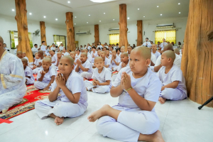 มรภ.เทพสตรี ร่วมพิธีบรรพชาอุปสมบทภาคฤดูร้อน เฉลิมพระเกียรติ สมเด็จพระกนิษฐาธิราชเจ้า กรมสมเด็จพระเทพรัตนราชสุดาฯ สยามบรมราชกุมารี