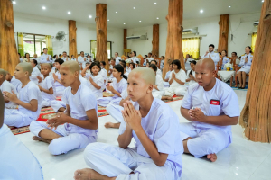 มรภ.เทพสตรี ร่วมพิธีบรรพชาอุปสมบทภาคฤดูร้อน เฉลิมพระเกียรติ สมเด็จพระกนิษฐาธิราชเจ้า กรมสมเด็จพระเทพรัตนราชสุดาฯ สยามบรมราชกุมารี
