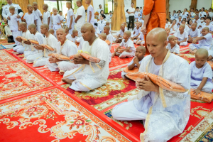 มรภ.เทพสตรี ร่วมพิธีบรรพชาอุปสมบทภาคฤดูร้อน เฉลิมพระเกียรติ สมเด็จพระกนิษฐาธิราชเจ้า กรมสมเด็จพระเทพรัตนราชสุดาฯ สยามบรมราชกุมารี