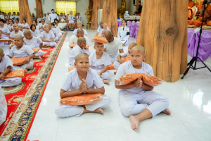 มรภ.เทพสตรี ร่วมพิธีบรรพชาอุปสมบทภาคฤดูร้อน เฉลิมพระเกียรติ สมเด็จพระกนิษฐาธิราชเจ้า กรมสมเด็จพระเทพรัตนราชสุดาฯ สยามบรมราชกุมารี