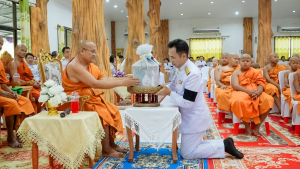 มรภ.เทพสตรี ร่วมพิธีบรรพชาอุปสมบทภาคฤดูร้อน เฉลิมพระเกียรติ สมเด็จพระกนิษฐาธิราชเจ้า กรมสมเด็จพระเทพรัตนราชสุดาฯ สยามบรมราชกุมารี