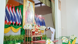 มรภ.เทพสตรี ร่วมพิธีวันพระบาทสมเด็จพระพุทธยอดฟ้าจุฬาโลกมหาราช และวันที่ระลึกมหาจักรีบรมราชวงศ์