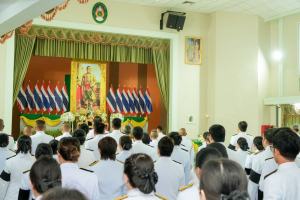 มรภ.เทพสตรี ร่วมพิธีวันพระบาทสมเด็จพระพุทธยอดฟ้าจุฬาโลกมหาราช และวันที่ระลึกมหาจักรีบรมราชวงศ์