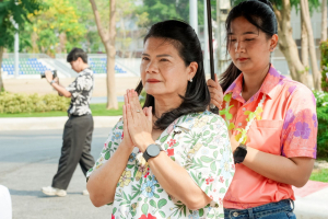 มรภ.เทพสตรี จัดงานทำบุญกลางบ้าน 