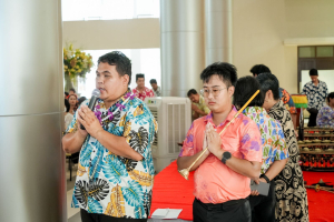 มรภ.เทพสตรี จัดงานทำบุญกลางบ้าน 