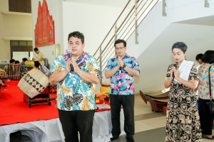 มรภ.เทพสตรี จัดงานทำบุญกลางบ้าน 