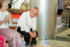 มรภ.เทพสตรี จัดงานทำบุญกลางบ้าน 